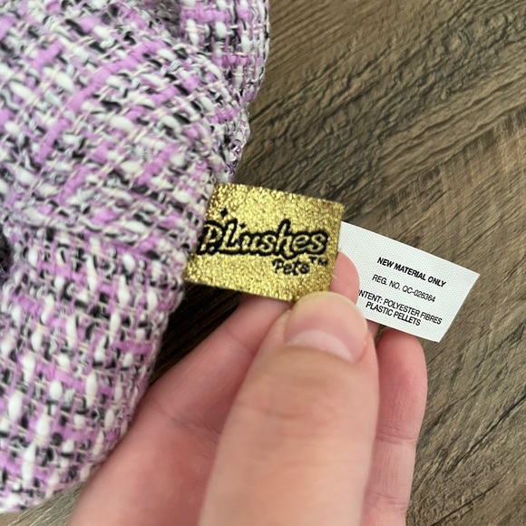 ✨GUND✨P.Lushes Pets✨Designer Fashion Pets✨Michele Boucle the Dog✨7” Plush✨ - Picture 8 of 9